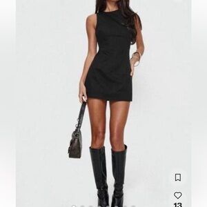 Princess Polly Black Yumiko Romper